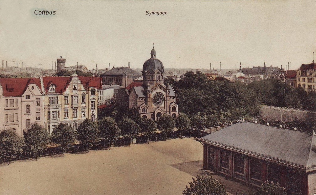 Cottbus - Jüdische Synagoge (Ansichtskarte).jpg