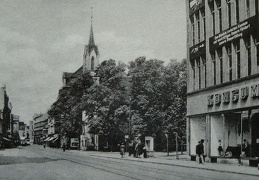 1955 Cottbus - Spremberger Straße (Ansichtskarte)