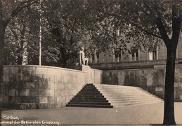 1942 Cottbus - Denkmal der Nationalen Erhebung (Ansichtskarte)