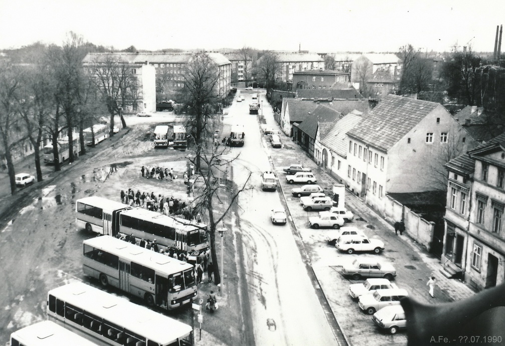 1990-07-00 Cottbus, Ostrower Platz (Fotograf Andreas Fehrmann)