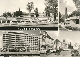 Cottbus | HO Gaststätte "Am Stadttor" / Milch-Mocca-Bar "Cosmos" / Altmarkt "Jenny Marx" | ca. 1973